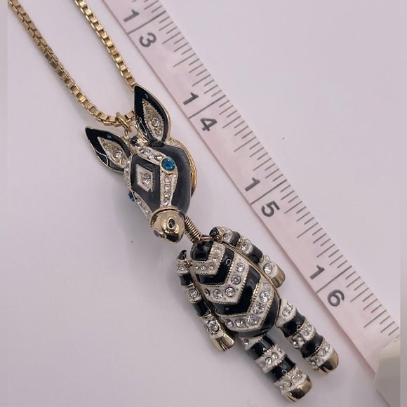 Betsey Johnson Zebra Necklace - Picture 8 of 11